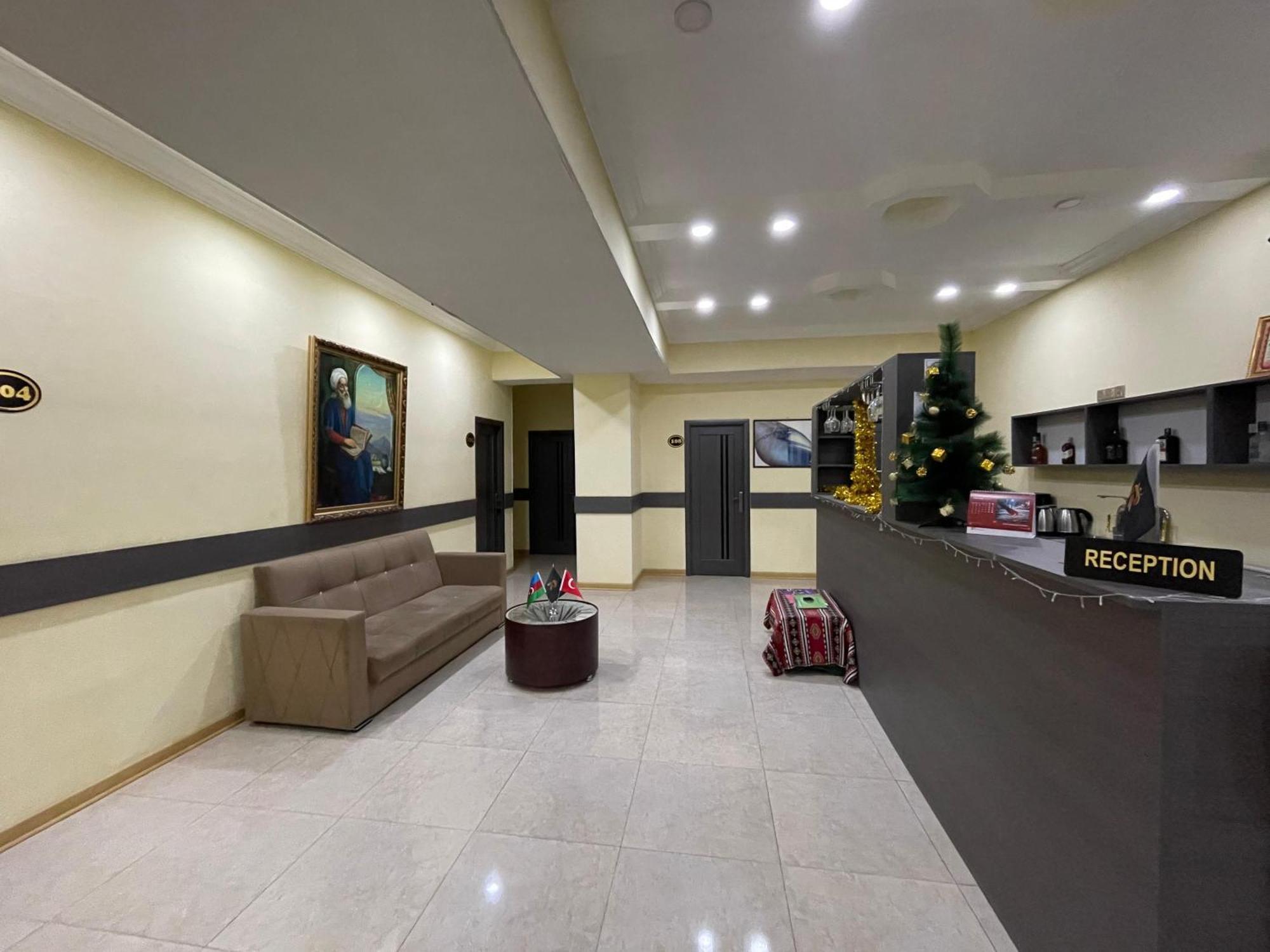 Rahat Hotel Гянджа Экстерьер фото